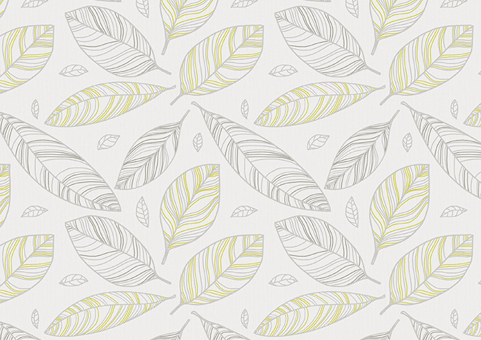 Falling Leaves, Yellow - Twist&Fit Roller Blind - Image 6